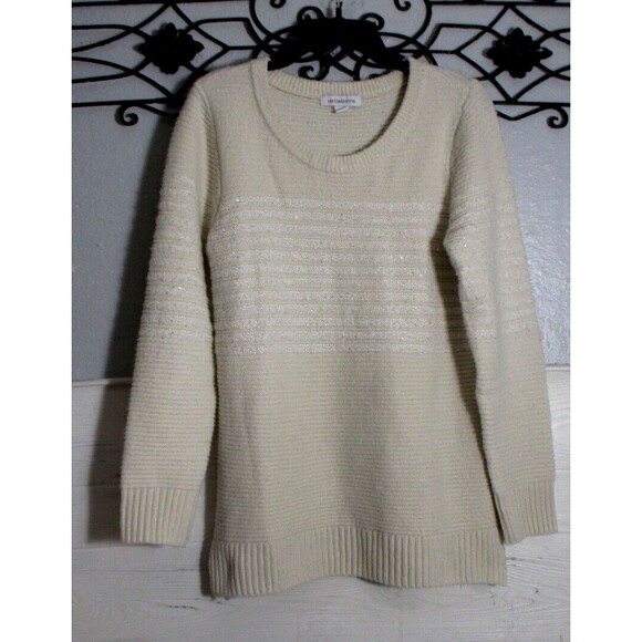 Liz Claiborne Sweaters - Liz Claiborne Pullover Sweater Size M Ivory Long Sleeve